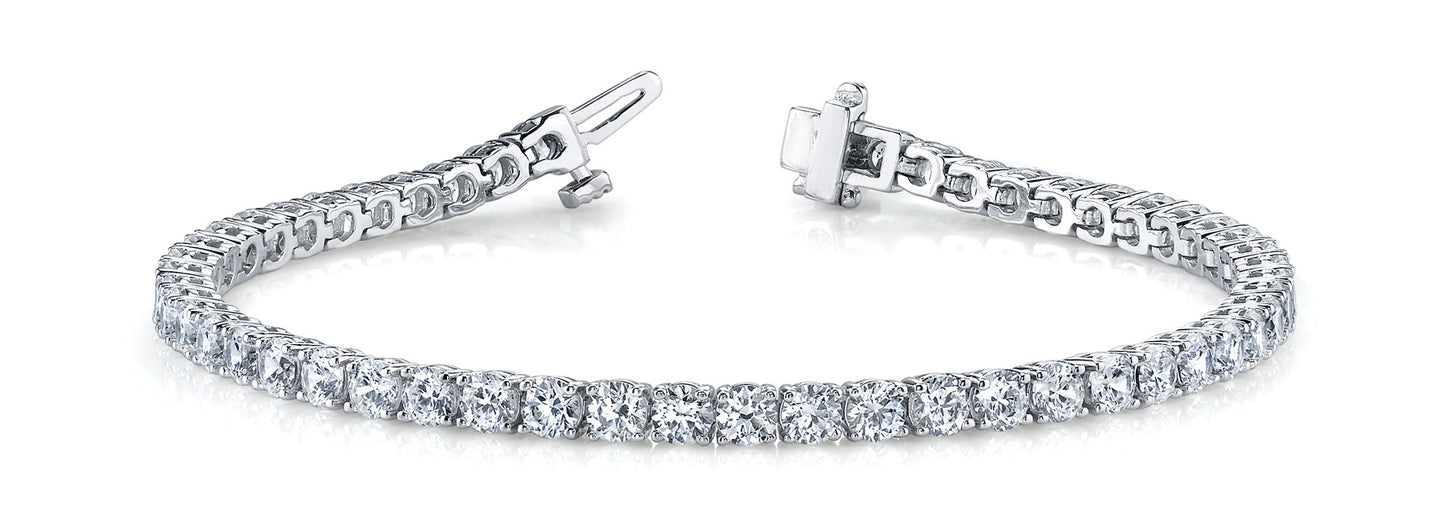 Round Diamond Tennis Bracelet