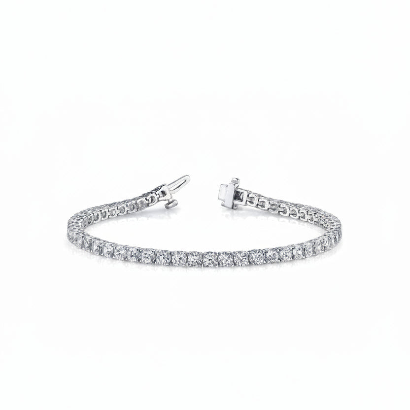 Round Diamond Tennis Bracelet