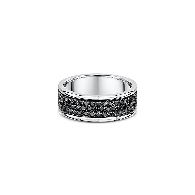 Eternity Black Diamond Wedding Band