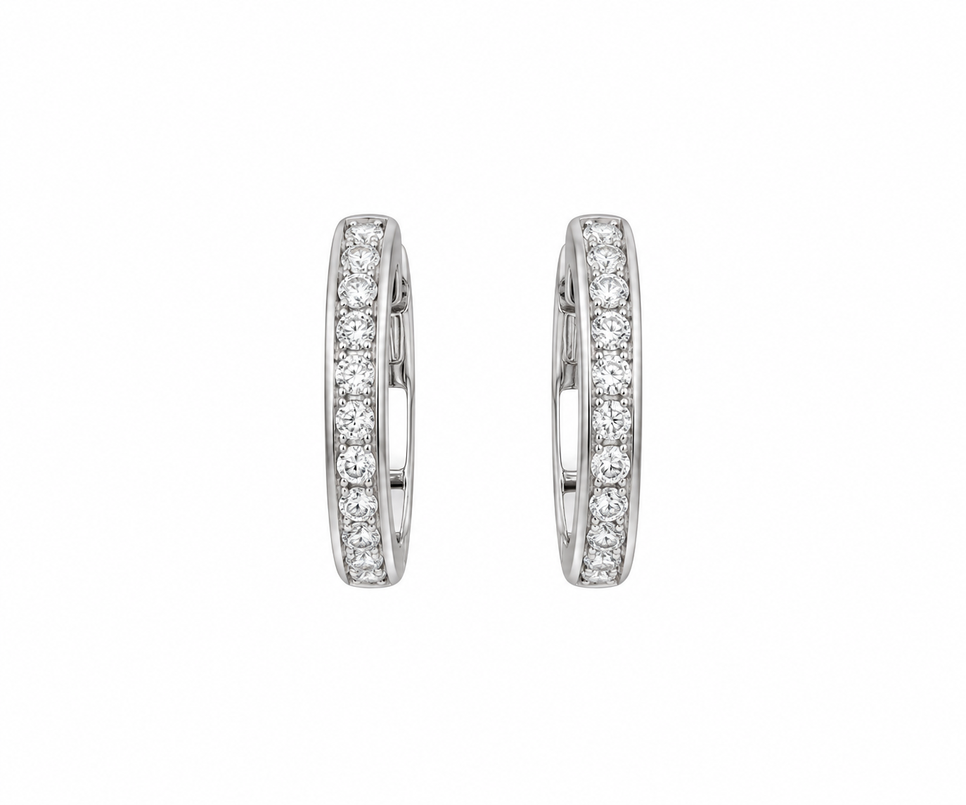 Channel Hoop Earrings