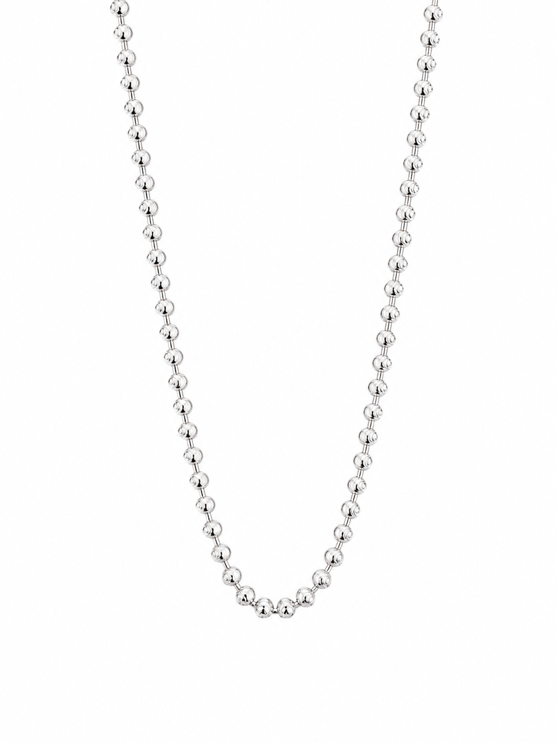 Silver Moon-cut Chain