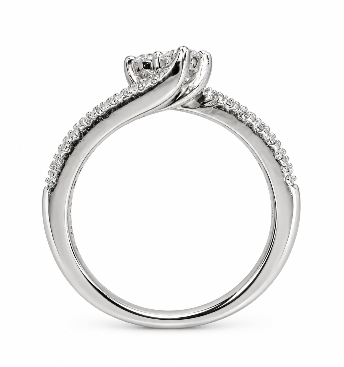 Rapture Double Diamond Center Ring