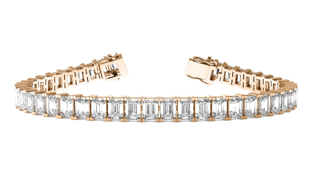 Emerald Diamond Tennis Bracelet