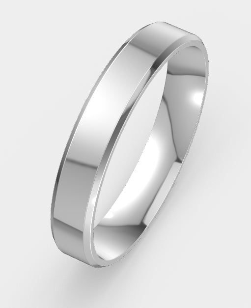 4mm Flat Bevel Band