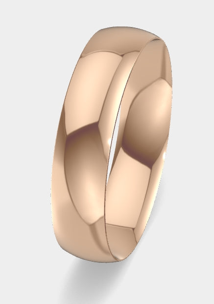 4mm Light Dome Band