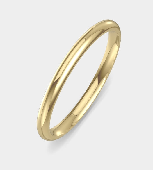 2mm Dome Band