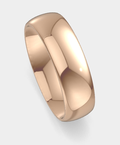 6mm Dome Band