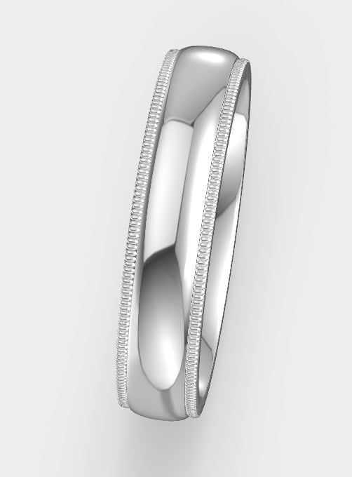 5mm Milgrain Band