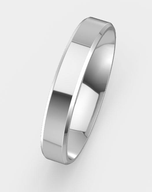 4mm Flat Bevel Band