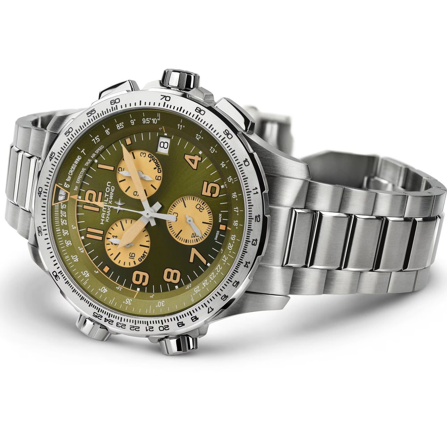 Khaki Aviation X-Wind GMT Chrono Quartz