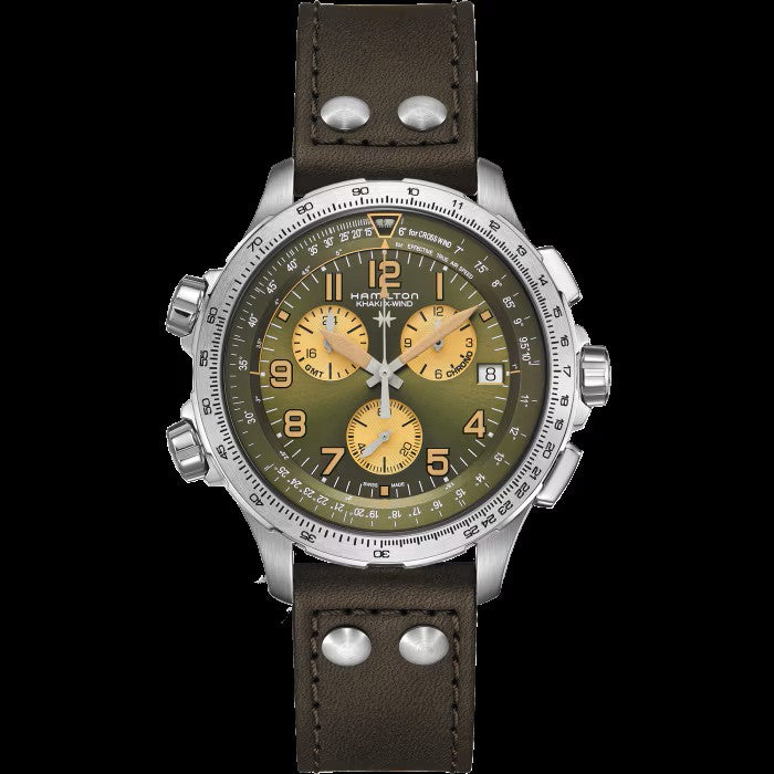 Khaki Aviation X-Wind GMT Chrono Quartz