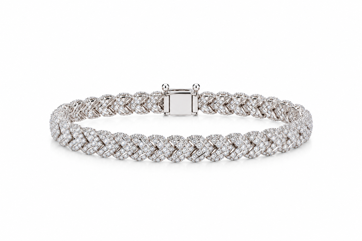 The Tringa Diamond Chevron Bracelet