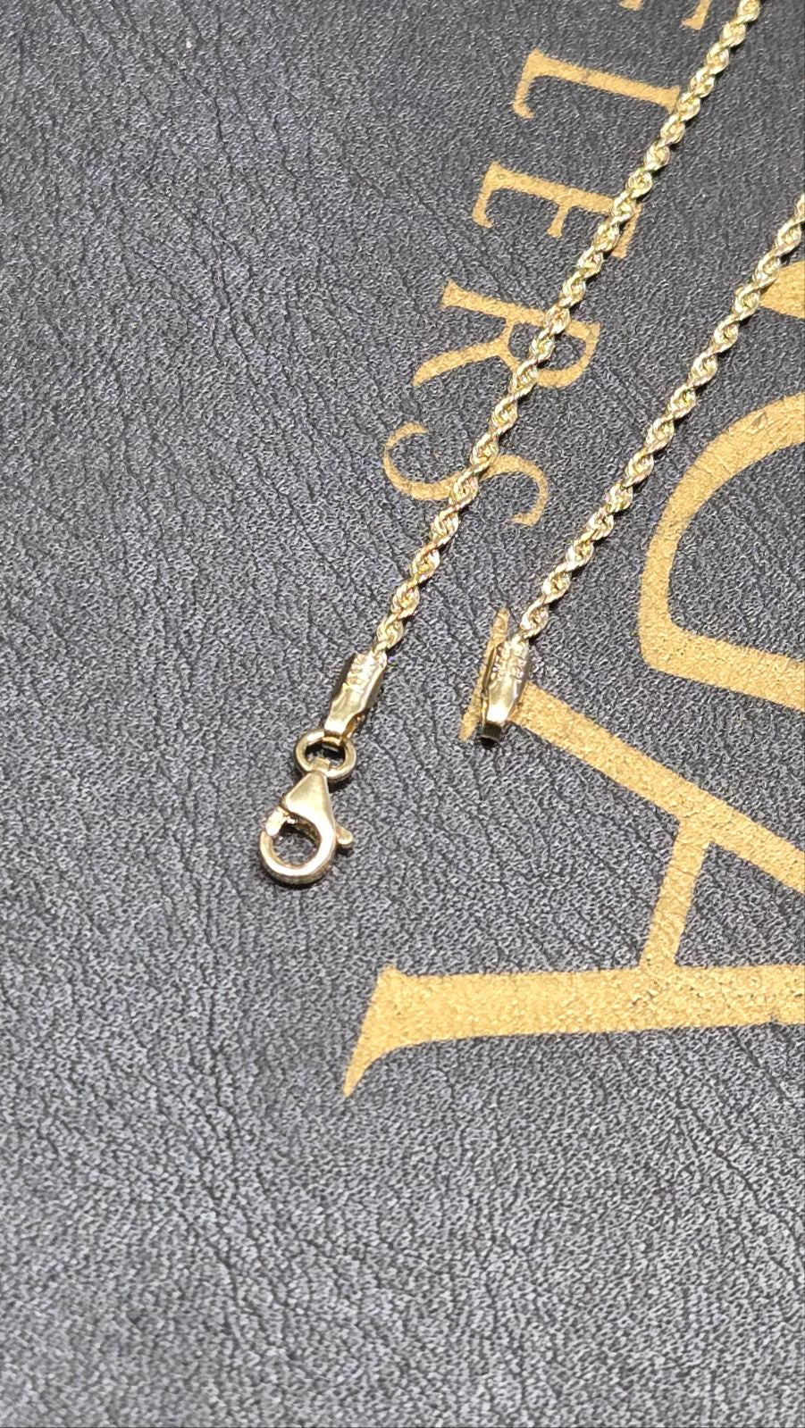 Diamond Cut Royal Rope Chain 14k Yellow Gold