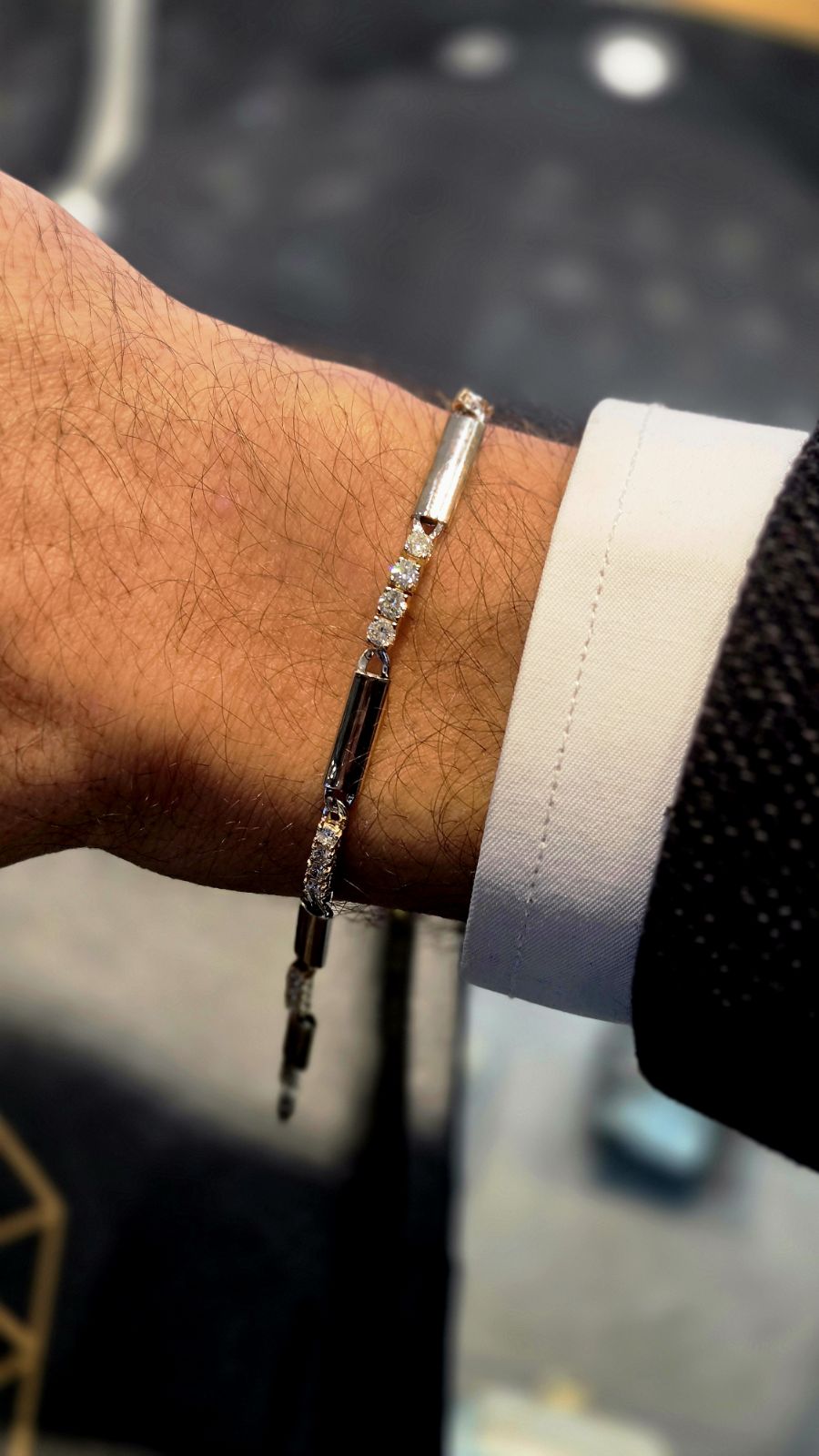 Custom Diamond Bracelet 14k