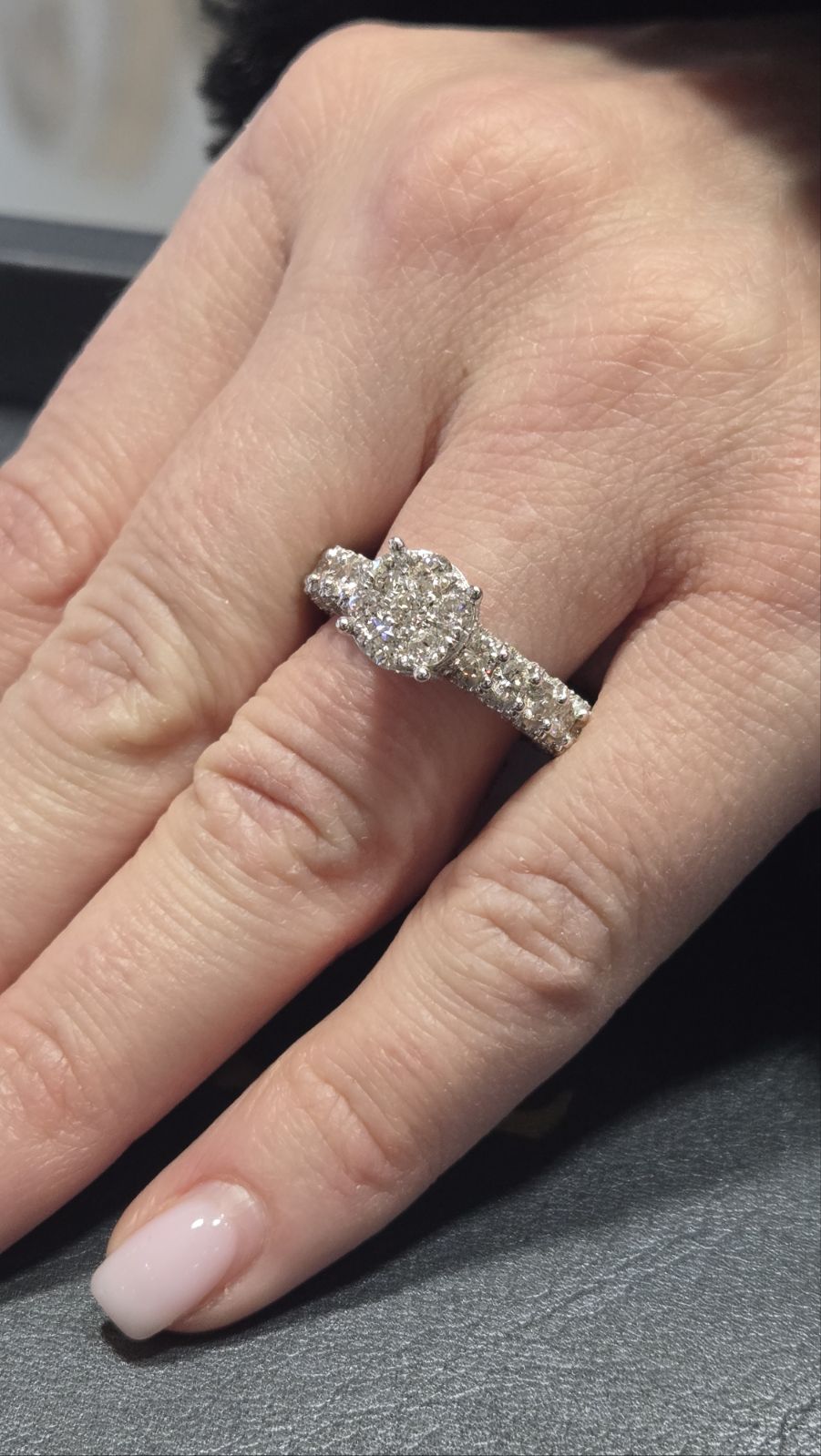 3.25cts Natural Diamond U Prong Style