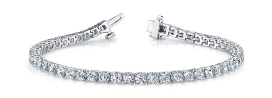 Round Diamond Tennis Bracelet