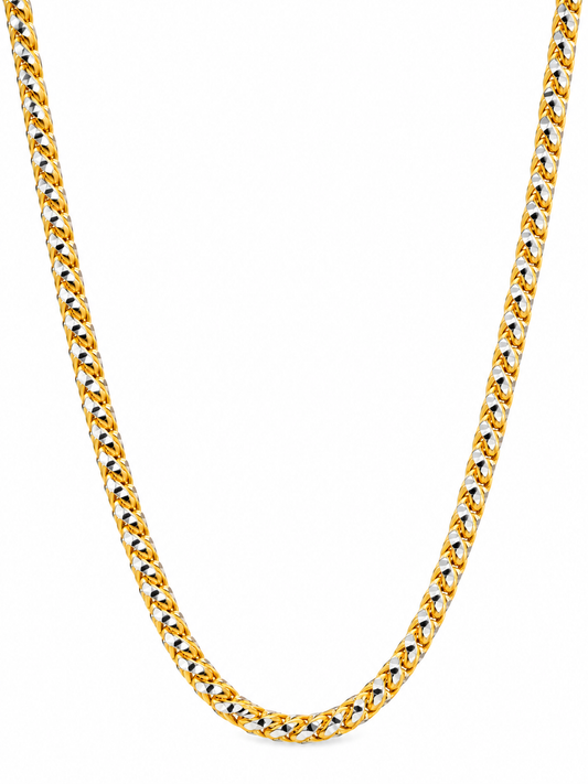 Diamond Cut Solid Franco Chain