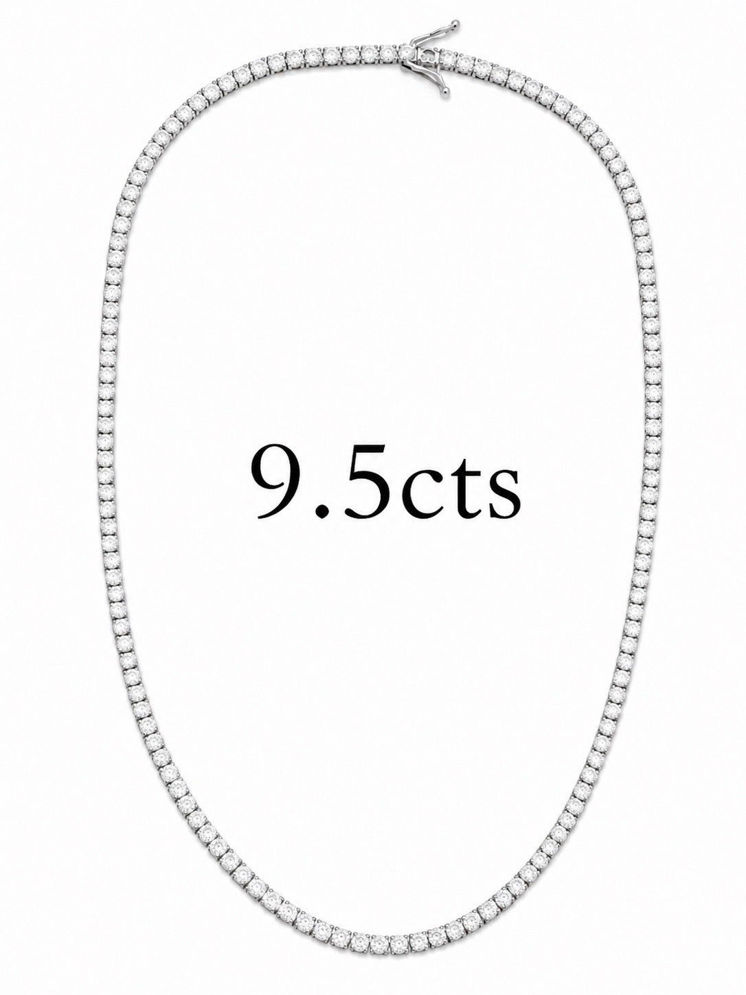 ClassicLab Grown Tennis Necklace 4 Prong