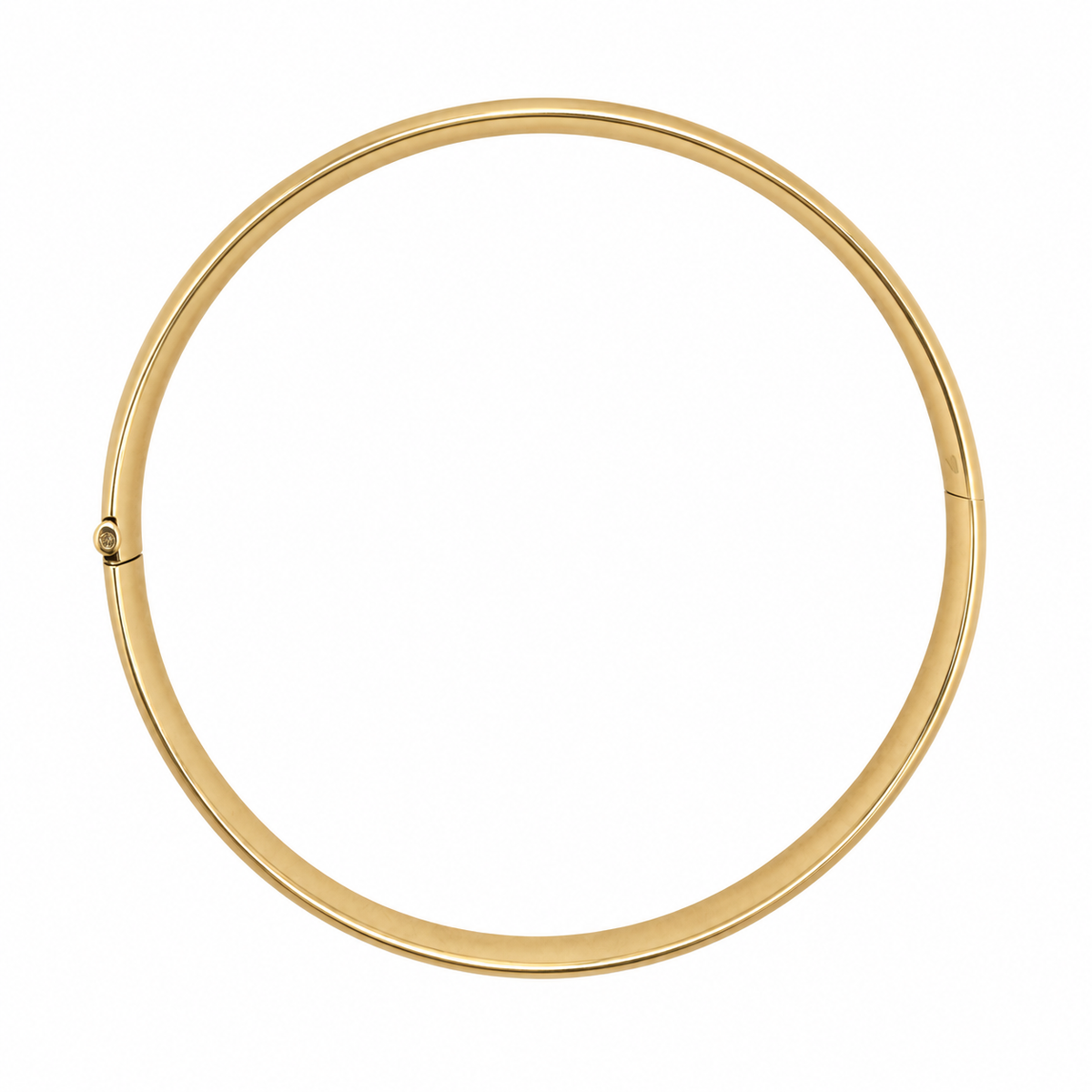 14k Plain Gold Bangle
