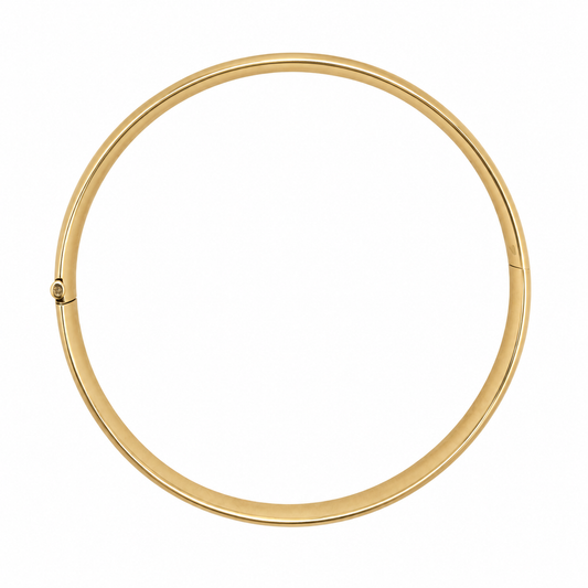 14k Plain Gold Bangle