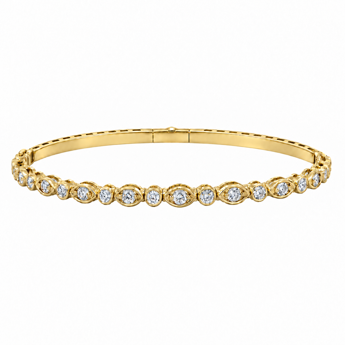 Diamond Leaf Shape Bangle