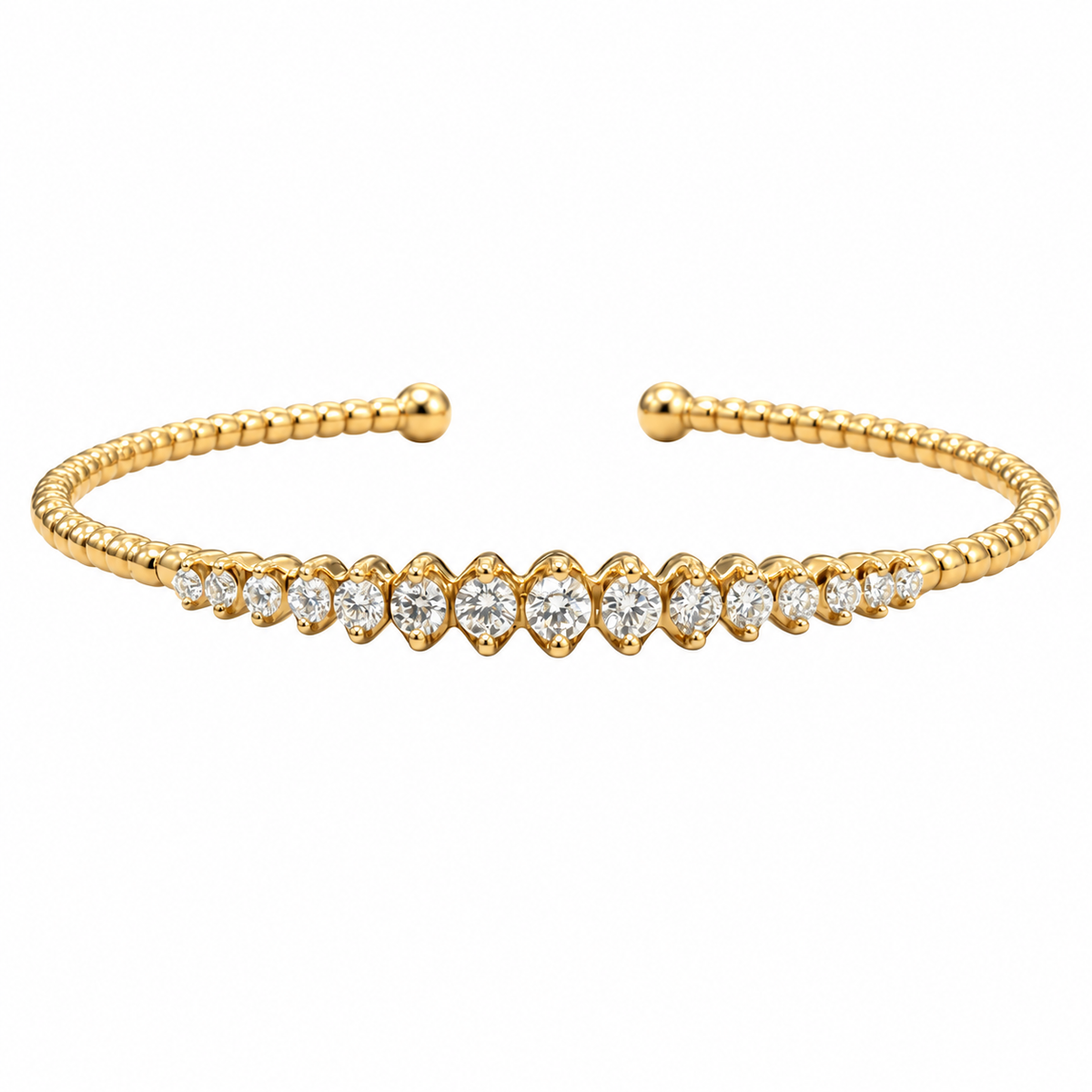 Graduating Diamond Bangle