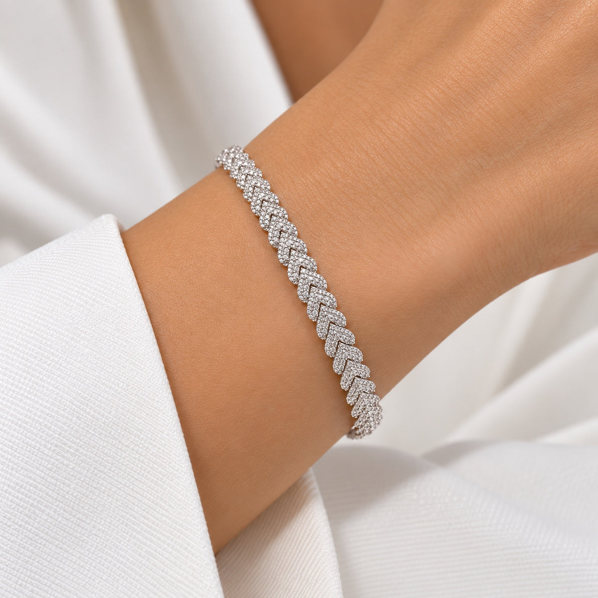 Natural Diamond Luxury Bracelet