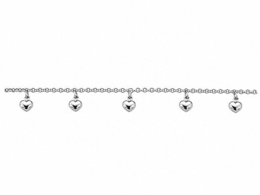 A long, narrow metallic silver bar with two circular holes, shown horizontally against a plain white background.