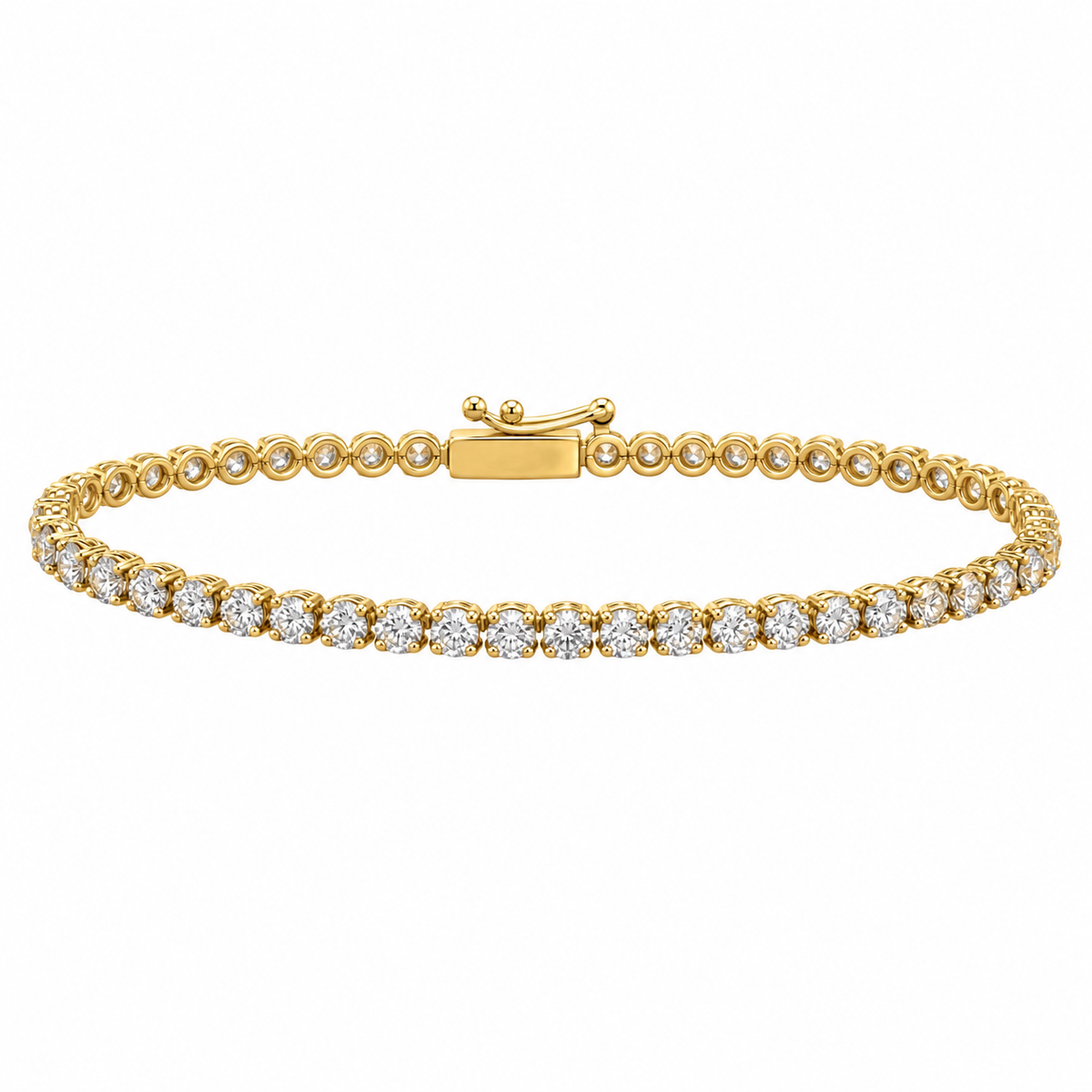 Round 4 Prong Diamond Tennis Bracelet