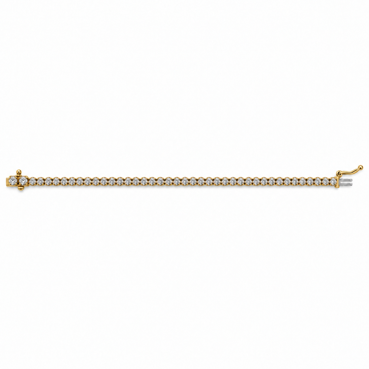 Round 4 Prong Diamond Tennis Bracelet