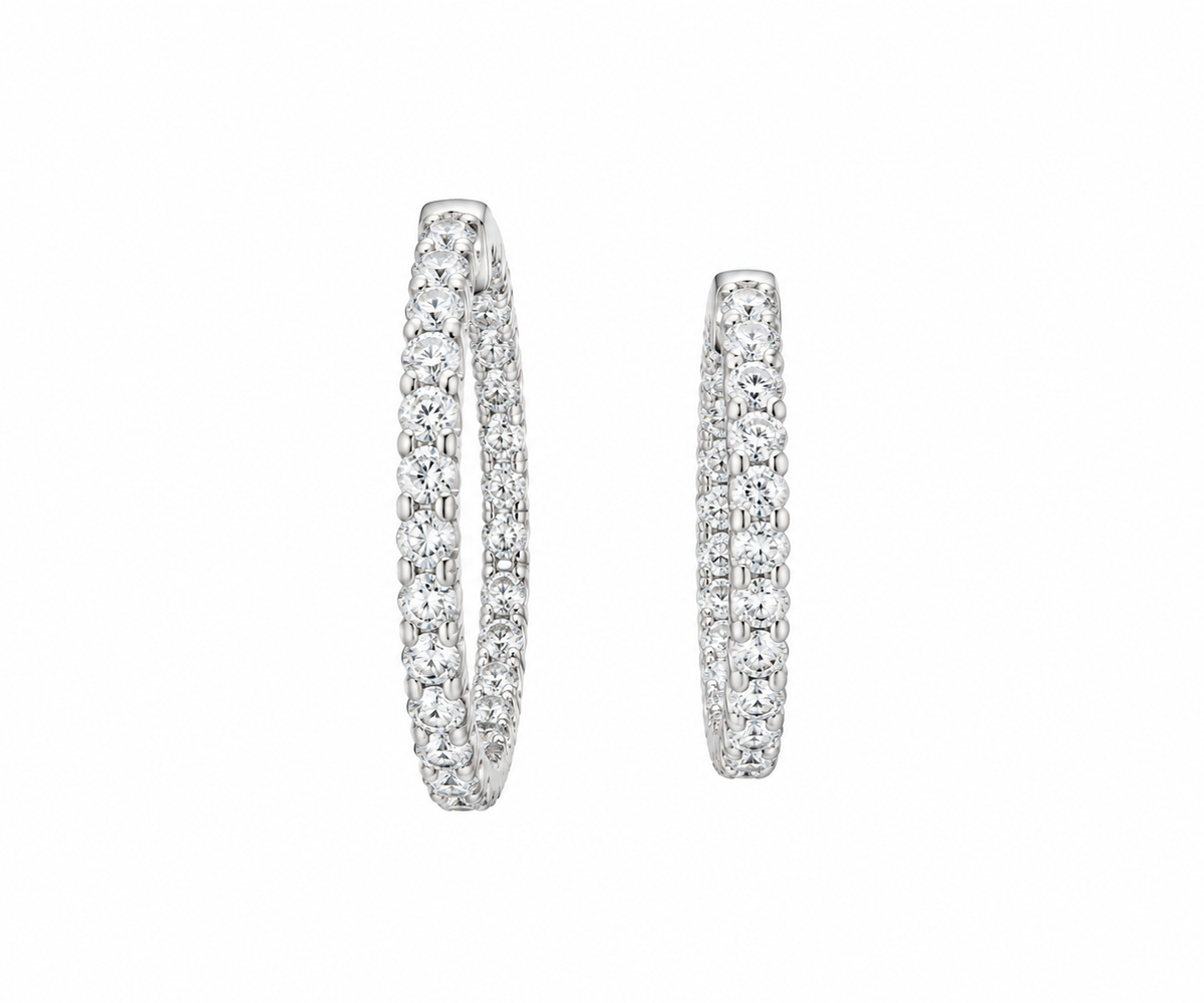 Intertwined Hoop Earrings