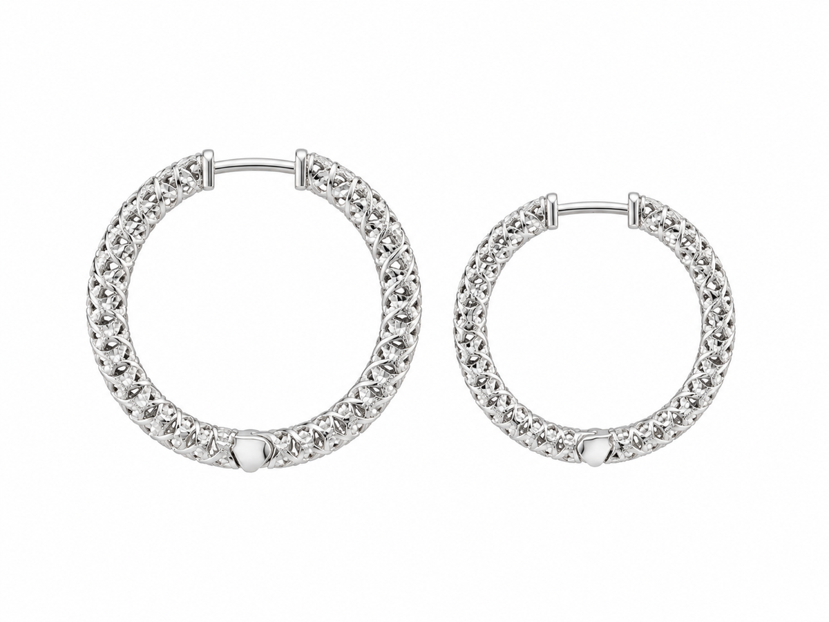 Intertwined Hoop Earrings