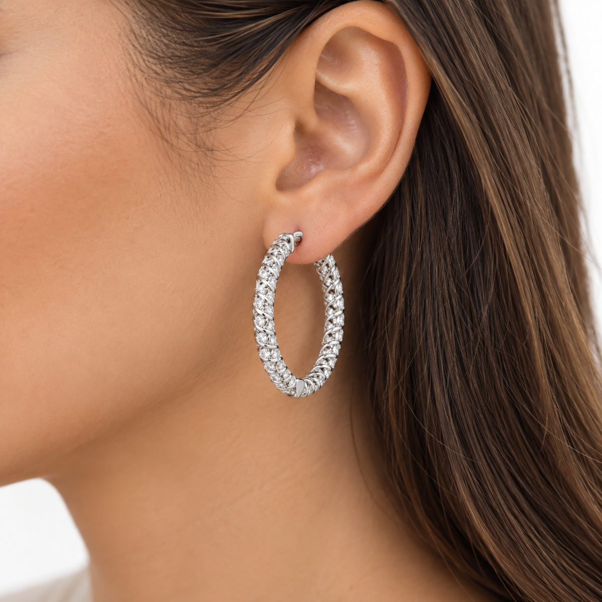 Intertwined Hoop Earrings