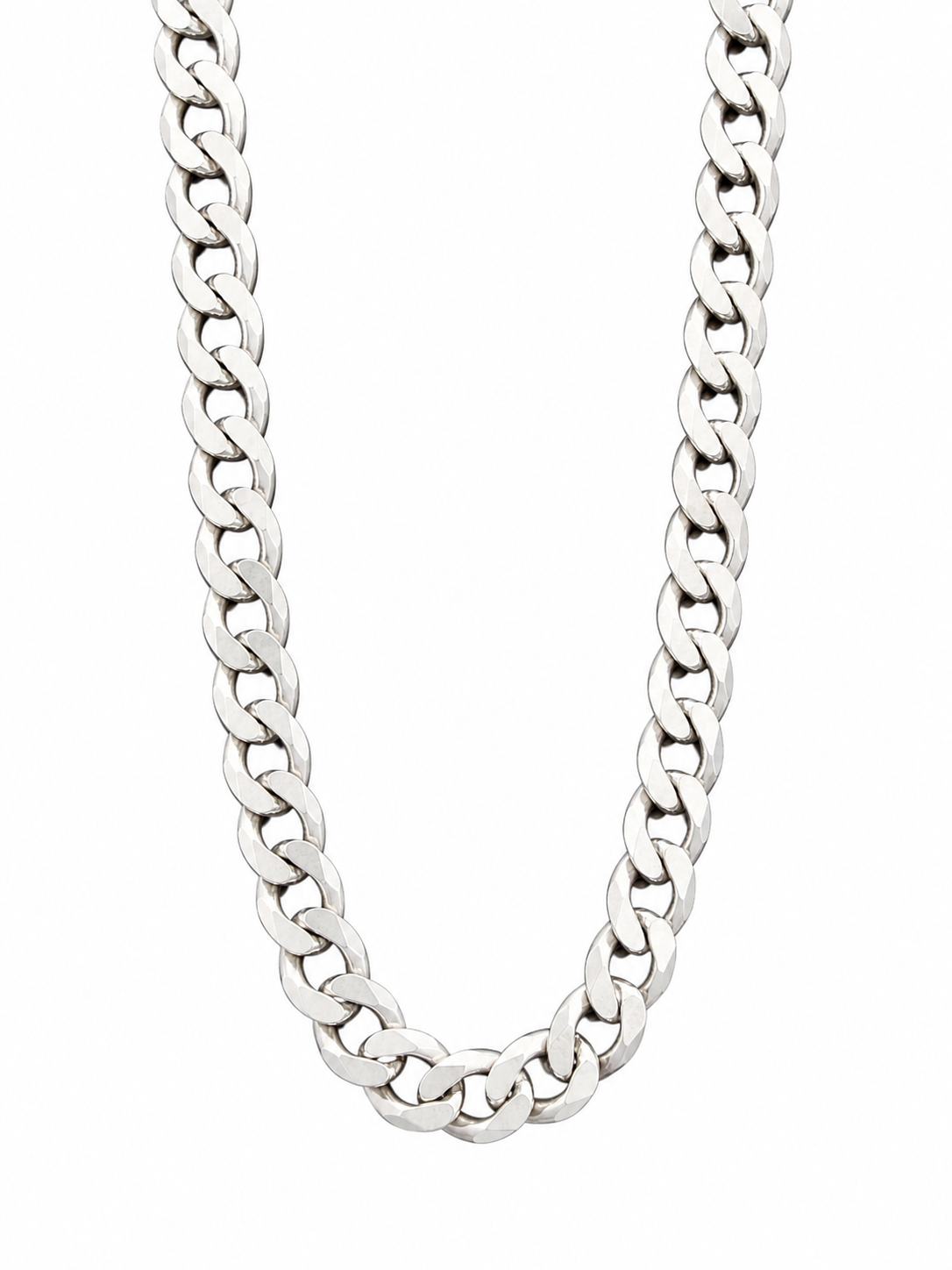8mm Silver Miami Cuban Chain
