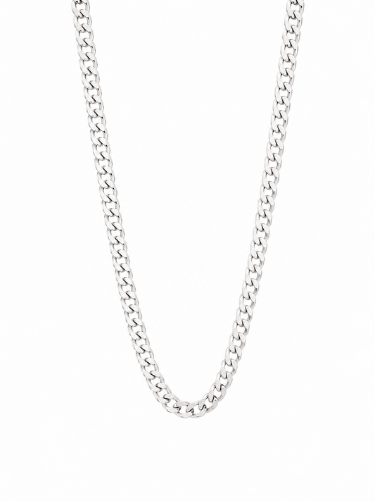Diamond Cut Flat Cuban Link Chain
