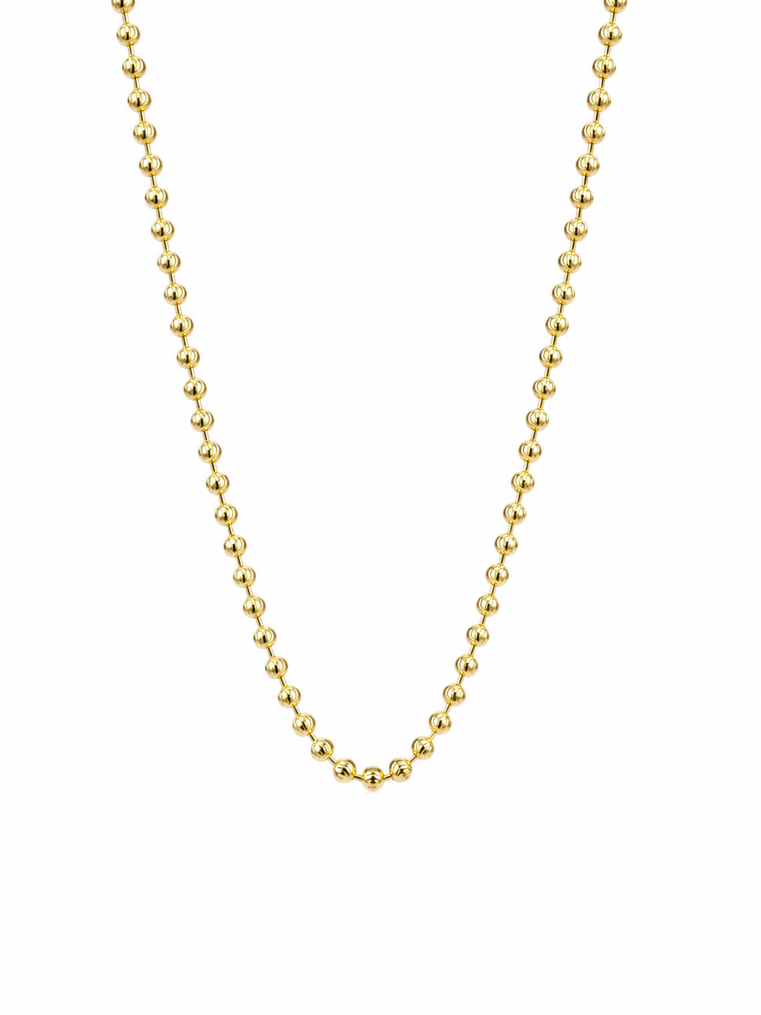Moon Cut Yellow Gold Chain