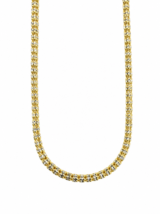 Ice Chain 14k Yellow Gold
