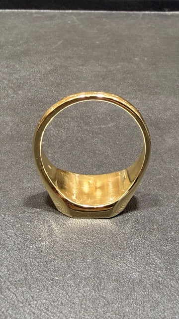 Custom Design Solid Cross Ring