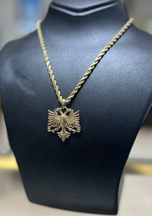 Albanian Eagle with natural diamond eyes