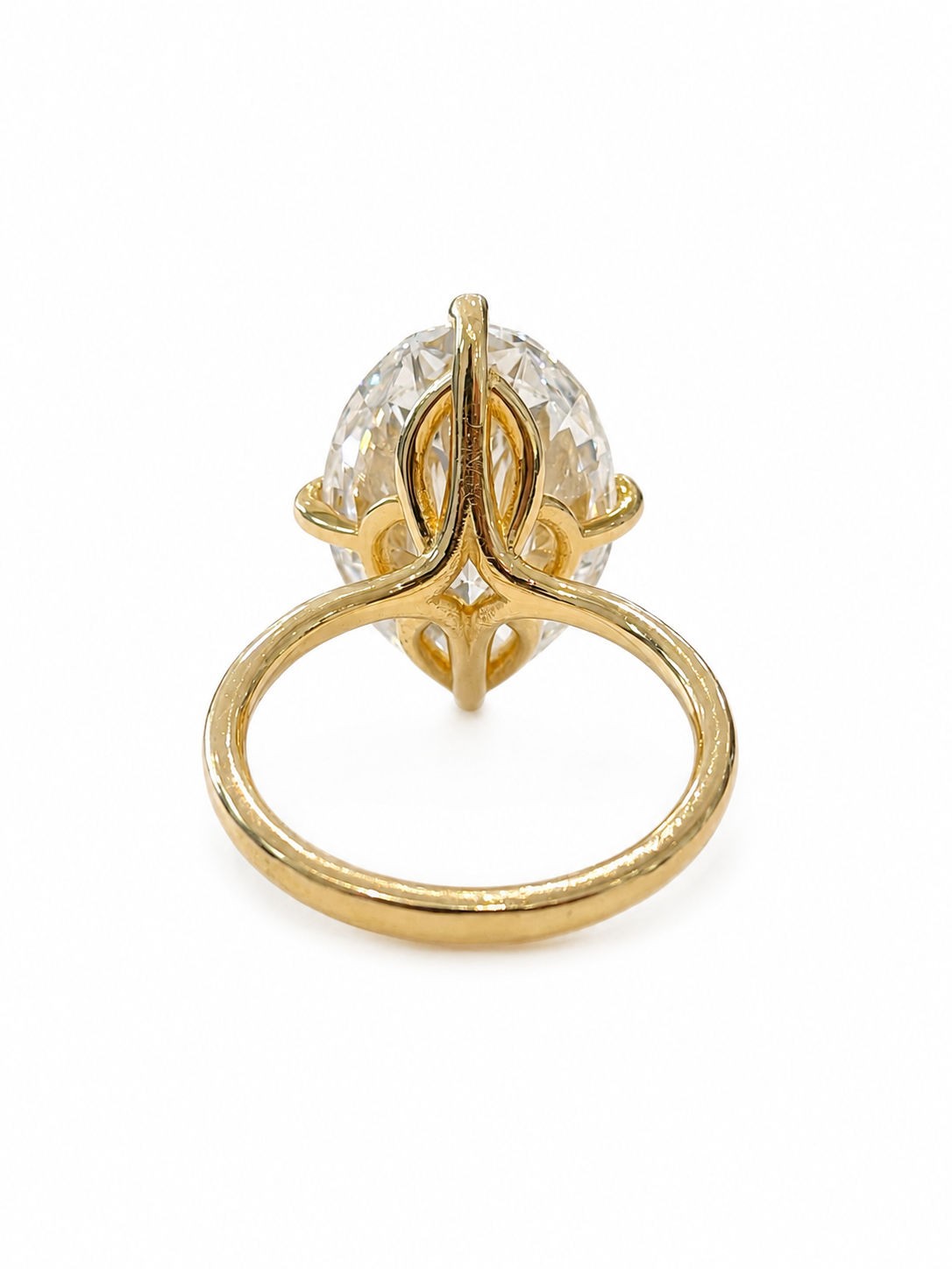 Oval Lab Solitaire Engagement Ring