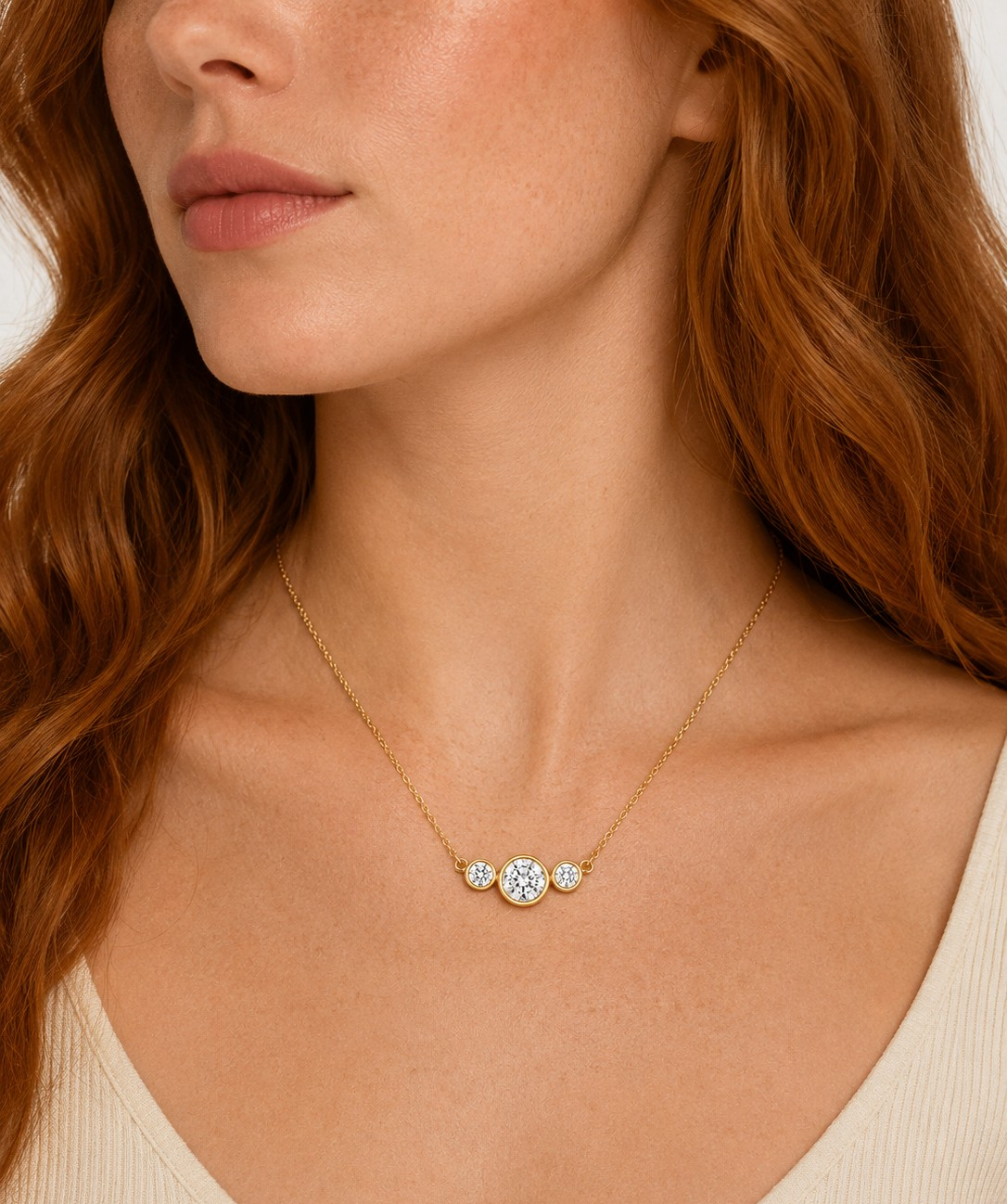 Solitaire .24 carat diamond set in 14k yellow gold