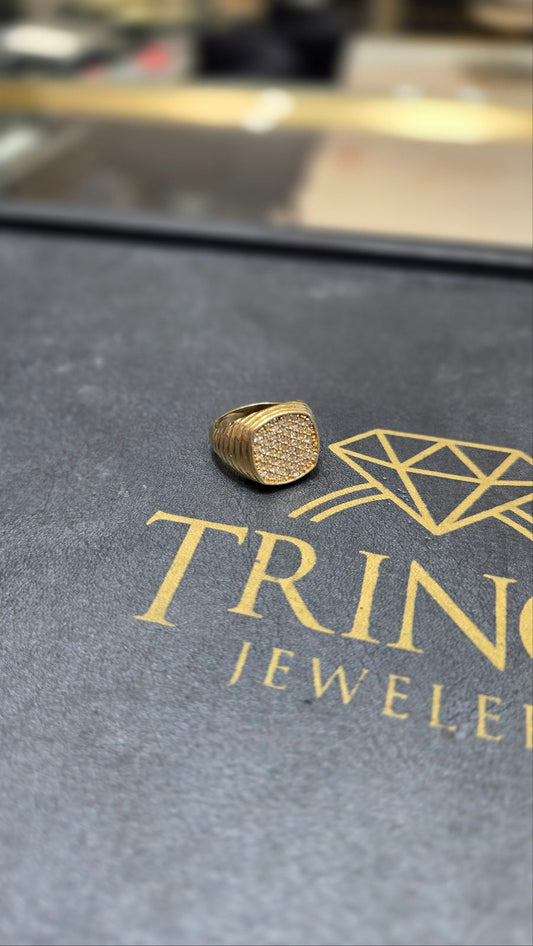 Custom Diamond Pinky Ring