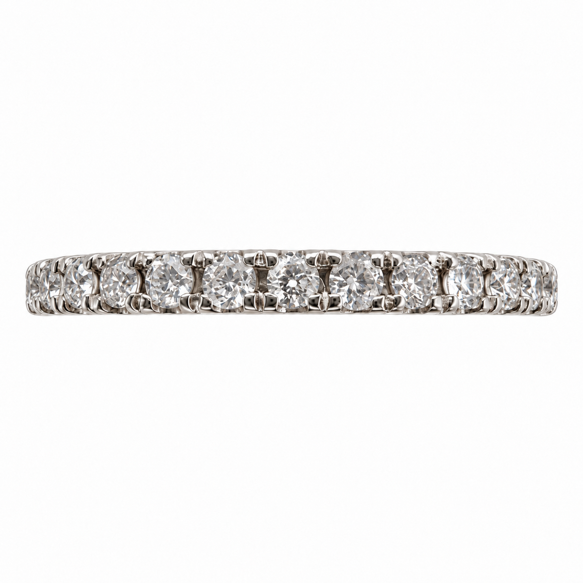 Three-Stone Oval Diamond Halo Bridal Ring Set