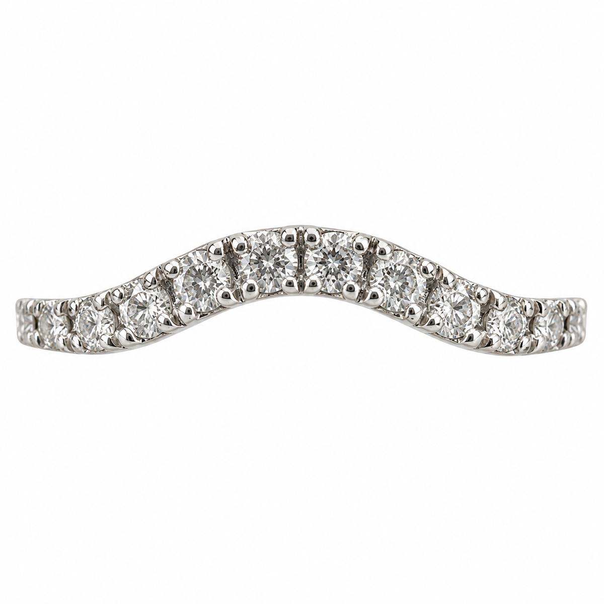 Nature-Inspired Halo Bridal Ring Set