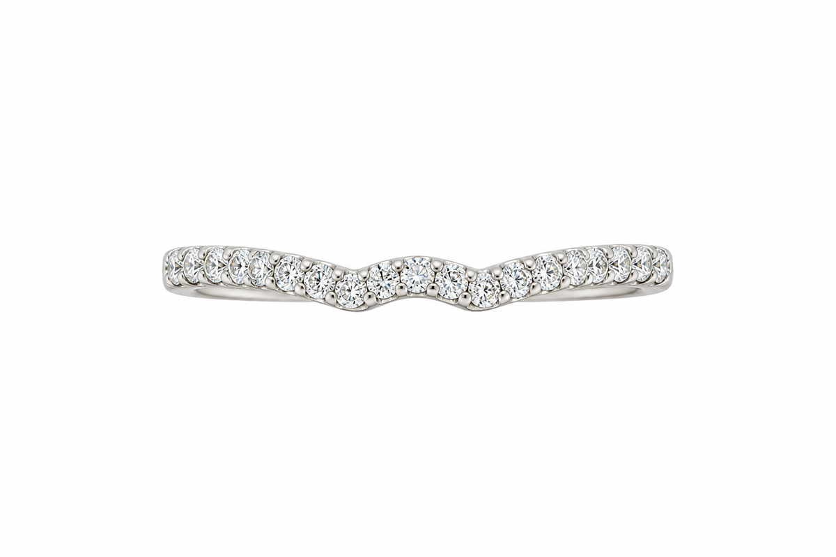 Emerald Halo Twist Shank Bridal Set