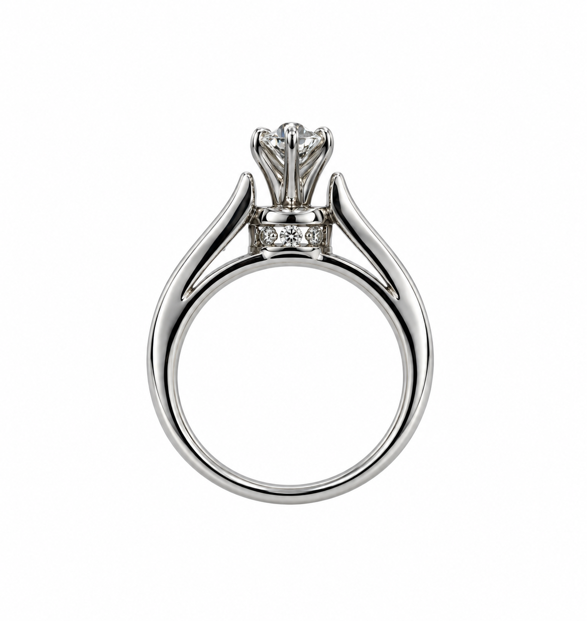 Marquise Elevated Basket Engagement Ring
