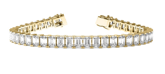 Emerald Diamond Tennis Bracelet