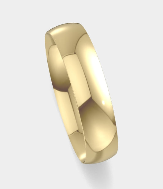 4mm Light Dome Band