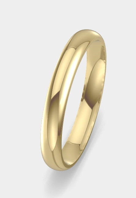 3mm Dome Band