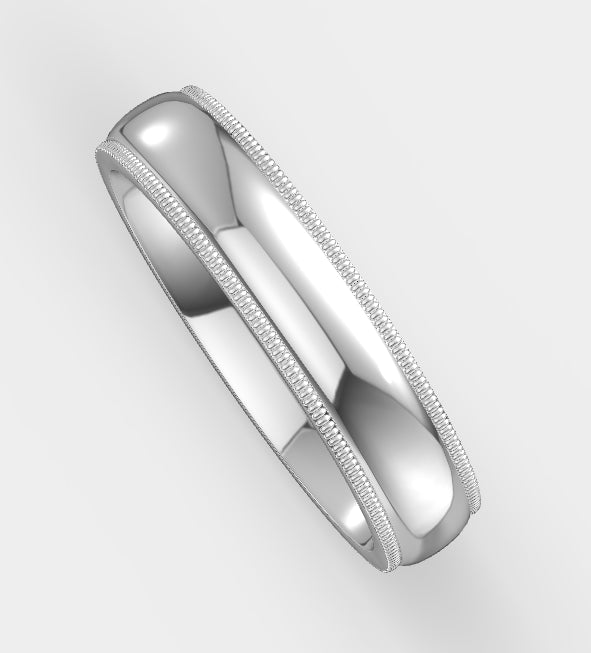 5mm Milgrain Band